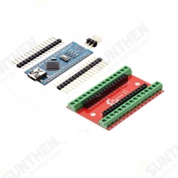 NANO IO Shield Expansion Board + ATmega328P Nano V3 Controller NANO IO Shield Expansion Board + ATmega328P Nano V3 Controller