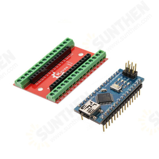 NANO IO Shield Expansion Board + Nano V3 Improved Version No Cable For NANO IO Shield Expansion Board + Nano V3 Improved Version No Cable For