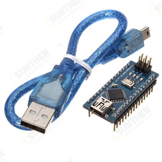 NANO IO Shield Expansion Board + Nano V3 Improved Version With Cable for Arduino - products that work with official Arduino boards