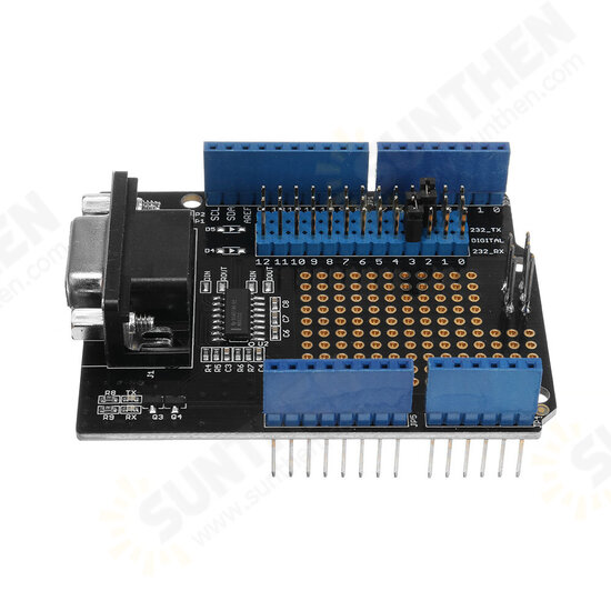 RS232 Shield with DB9 Connector RS232 Standard Communication Port for Industry Equipment