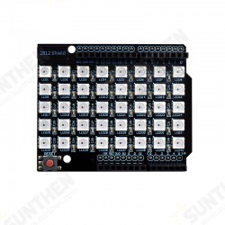 WS2812 Shield 5*8 40-Bit 5050 Full-color LED Module Expansion Board WS2812 Shield 5*8 40-Bit 5050 Full-color LED Module Expansion Board