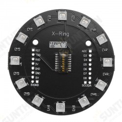 X-Ring RGB WS2812b LED Module For RGB Built-in LED 12 Colorful LED Module For WAVGAT ESP8266 RGB X-Ring RGB WS2812b LED Module For RGB Built-in LED 12 Colorful LED Module For WAVGAT ESP8266 RGB