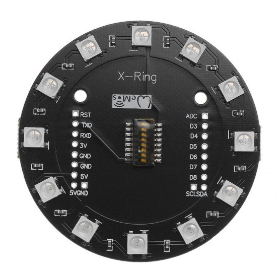 X-Ring RGB WS2812b LED Module For RGB Built-in LED 12 Colorful LED Module For WAVGAT ESP8266 RGB
