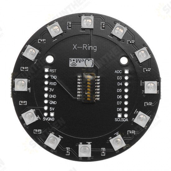 X-Ring RGB WS2812b LED Module For RGB Built-in LED 12 Colorful LED Module For WAVGAT ESP8266 RGB