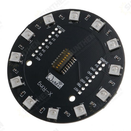 X-Ring RGB WS2812b LED Module For RGB Built-in LED 12 Colorful LED Module For WAVGAT ESP8266 RGB