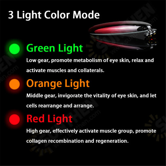 Portable Electric Eye Massager Anti Wrinkle Mini Eye Skin Massaging Pen