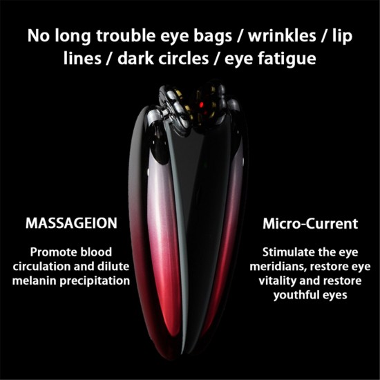 Portable Electric Eye Massager Anti Wrinkle Mini Eye Skin Massaging Pen