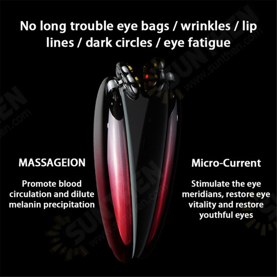 Portable Electric Eye Massager Anti Wrinkle Mini Eye Skin Massaging Pen