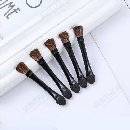 12pcs Disposable Double Ended Eye Shadow Applicators Sponge Brush Makeup Tools