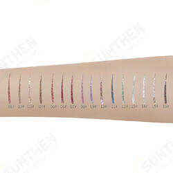 16 Color Metallic Shimmy Eyeliner Eye Shadow Waterproof Long-lasting 16 Color Metallic Shimmy Eyeliner Eye Shadow Waterproof Long-lasting