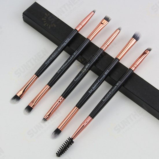 5pcs Makeup Brushes Set Eye Shadow Blending Eyeliner Eyelash Eyebrow Lip Make up Brushes Professional Cosmetic Brushes Set