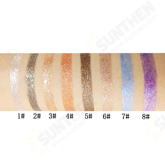 8 Colors Colorful Shimmer Glitter Liquid Eye Shadow Eye Makeup Long-Lasting