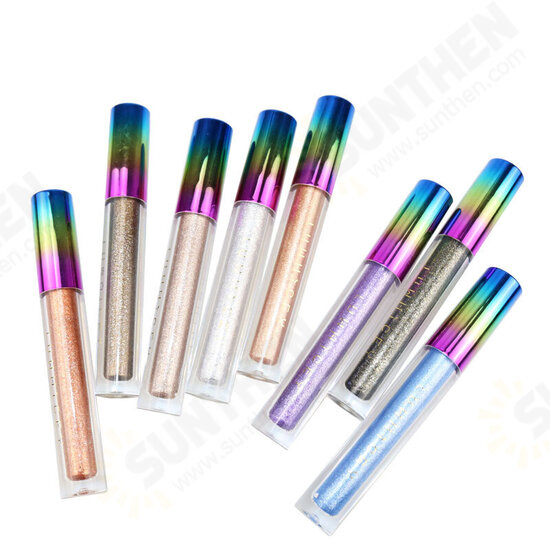 8 Colors Colorful Shimmer Glitter Liquid Eye Shadow Eye Makeup Long-Lasting