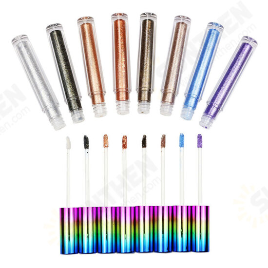 8 Colors Colorful Shimmer Glitter Liquid Eye Shadow Eye Makeup Long-Lasting