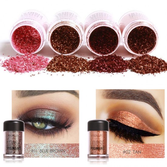 Pearl Loose Eyeshadow Metallic Highlight Shimmer Pigment Powder Eye Shadow Eyes Makeup Cosmetic