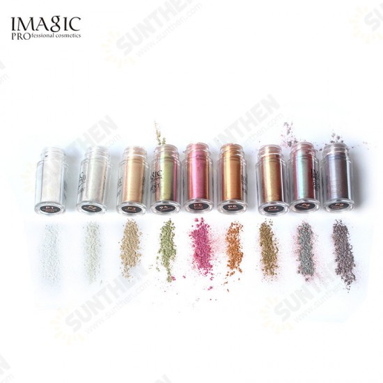 Glitter Eyeshadow Metallic Loose Powder Waterproof Shimmer Long-lasting Eyeshadow