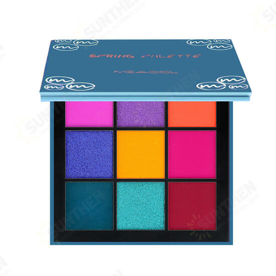 New 4 Style Eyeshadow Makeup Pallete With Mirror Glitter Matte Eye Shadow Highly Pigmented Nude Shinning Pressed Eyeshadow