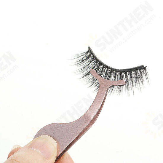 Magnetic Eyelashes 3D Mink Eyelash Magnet Eyeliner Mink Eyelash Waterproof Liquid Tweezers Set Long Lasting Eyelash