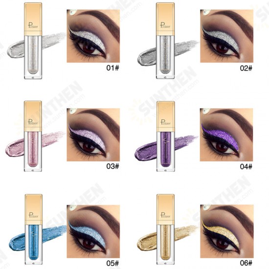 Pudaier Diamond Shimmer Eyeshadow Liquid Waterproof Eye Shadow Pen Glitter Smoky Eye Makeup Comestic