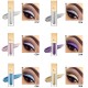 Pudaier Diamond Shimmer Eyeshadow Liquid Waterproof Eye Shadow Pen Glitter Smoky Eye Makeup Comestic