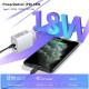 18W PD3.0 QC3.0 USB Charger Travel Charger Adapter Quick Charging EU/US/UK Plug for iPhone Samsung Galaxy Note S20 ultra Huawei Mate40 OnePlus 8 Pro