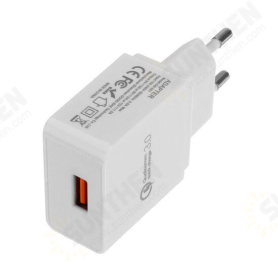 QC3.0 2A Quick Charging USB Charger Adapter For iPhone X XS HUAWEI P30 Oneplus 7 MI9 S10 S10+
