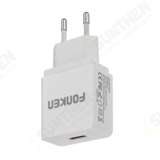 QC3.0 2A Quick Charging USB Charger Adapter For iPhone X XS HUAWEI P30 Oneplus 7 MI9 S10 S10+