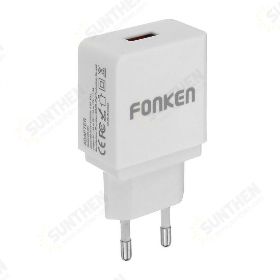 QC3.0 2A Quick Charging USB Charger Adapter For iPhone X XS HUAWEI P30 Oneplus 7 MI9 S10 S10+