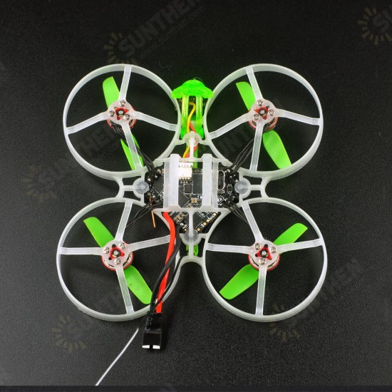 19.5g Moblite7 75mm 1S Diamond F4 AIO 5A BB2 ESC Reciver 25/200mW VTX Whoop FPV Racing Drone BNF w/ EX0802 19000KV Unibell Motor Runcam Nano 3 800TVL Camera