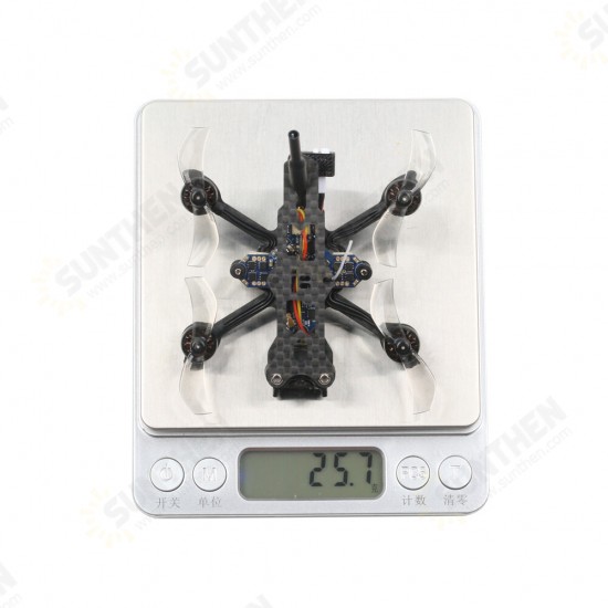 25.5g 1S Baby Nazgul Nano 73mm FPV Racing Drone BNF Runcam Atom 800TVL Cam SucceX F4 1S 5A AIO with built-in D8 Receiver 50mW VTX 0802 17000KV Motor