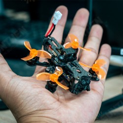 26g 1S Baby Nazgul Nano 63mm FPV Racing Drone BNF Runcam Atom 800TVL Cam SucceX F4 1S 5A AIO with built-in D8 Receiver 50mW VTX 0802 20000KV Motor 26g 1S Baby Nazgul Nano 63mm FPV Racing Drone BNF Runcam Atom 800TVL Cam SucceX F4 1S 5A AIO with built-in D8 Receiver 50mW VTX 0802 20000KV Motor