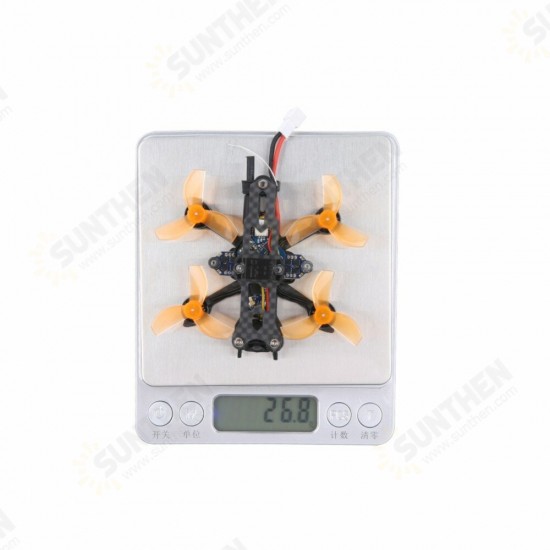 26g 1S Baby Nazgul Nano 63mm FPV Racing Drone BNF Runcam Atom 800TVL Cam SucceX F4 1S 5A AIO with built-in D8 Receiver 50mW VTX 0802 20000KV Motor