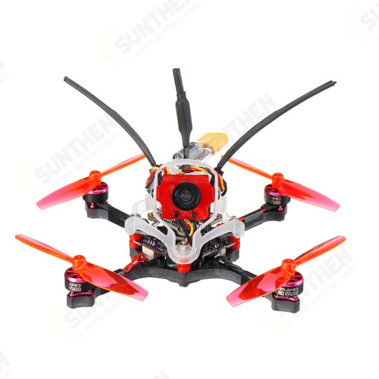 35g WASP V2 100mm Wheelbase Play F4 Whoop 2S FC 4 In 1 ESC Toothpick FPV Racing Drone BNF with 1/4 COMS Sensor Camera