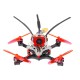 35g WASP V2 100mm Wheelbase Play F4 Whoop 2S FC 4 In 1 ESC Toothpick FPV Racing Drone BNF with 1/4 COMS Sensor Camera