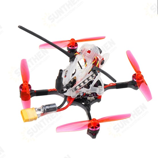 35g WASP V2 100mm Wheelbase Play F4 Whoop 2S FC 4 In 1 ESC Toothpick FPV Racing Drone BNF with 1/4 COMS Sensor Camera