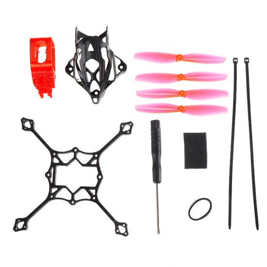 35g WASP V2 100mm Wheelbase Play F4 Whoop 2S FC 4 In 1 ESC Toothpick FPV Racing Drone BNF with 1/4 COMS Sensor Camera