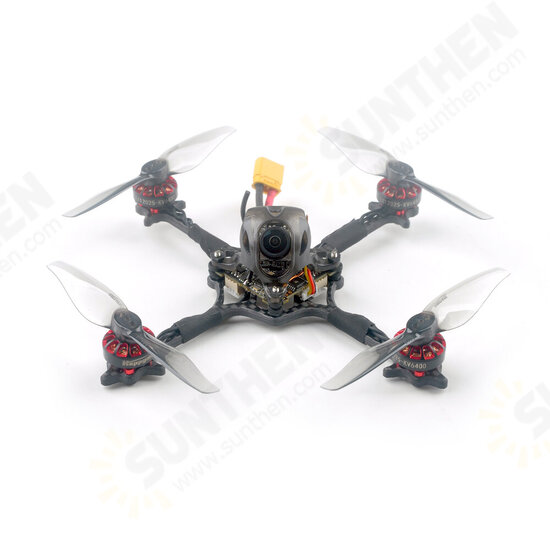 41g Crux3 115mm CrazybeeX FR V2.2 F4 AIO ESC 25/200mW VTX 1-2S 3 Inch Toothpick FPV Racing Drone BNF w/ 1202.5 Motor Caddx ANT 1200TVL Camera Support Insta360 Go