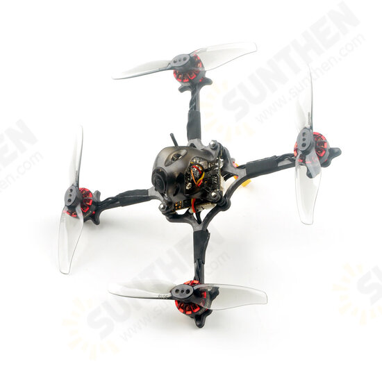 41g Crux3 115mm CrazybeeX FR V2.2 F4 AIO ESC 25/200mW VTX 1-2S 3 Inch Toothpick FPV Racing Drone BNF w/ 1202.5 Motor Caddx ANT 1200TVL Camera Support Insta360 Go