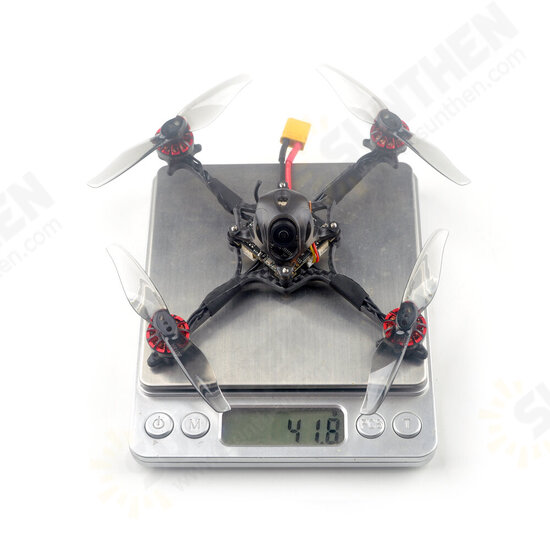 41g Crux3 115mm CrazybeeX FR V2.2 F4 AIO ESC 25/200mW VTX 1-2S 3 Inch Toothpick FPV Racing Drone BNF w/ 1202.5 Motor Caddx ANT 1200TVL Camera Support Insta360 Go