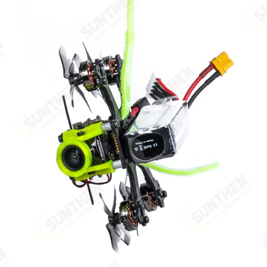 59g Firefly Baby Quad HD V1.2 80mm 1.6 Inch F7 4S FPV Racing Drone BNF w/ Caddx Vista Polar Nano Digital System