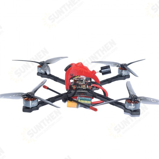 Funny5 5 Inch 210mm 3-6S ToothPick FPV Racing Drone PNP/BNF with TBS UNIFY PRO32 Nano VTX Caddx RATEL2 Cam 1606 Motor F411 AIO FC 35A ESC