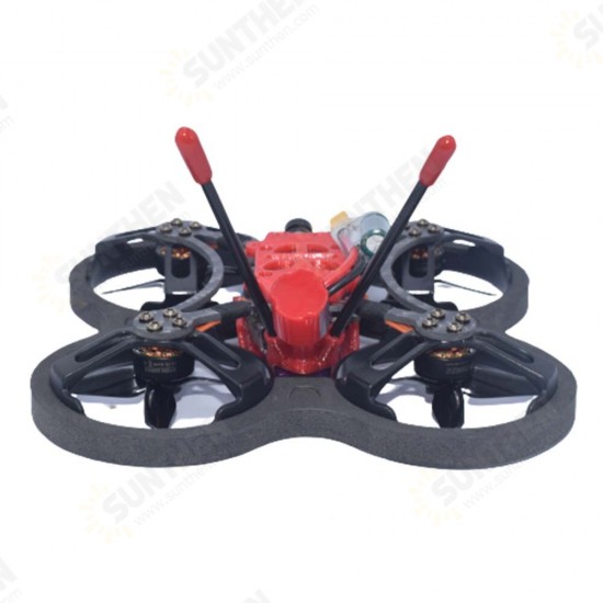 Smooth-R 100mm 2 Inch 3-4S FPV Racing Drone PNP/BNF Caddx ANT 1200TVL Camera F405 20A 1204 Motor 200mW VTX