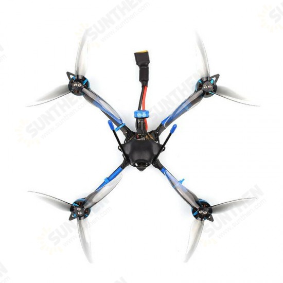 5inch 6S FPV Toothpick Quad RC Drone w/ F4 35A AIO FC M02 5.8G VTX Caddx Baby Ratel Camera