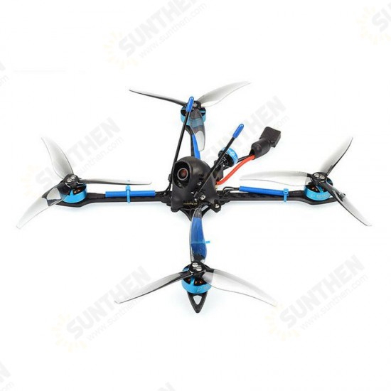 5inch 6S FPV Toothpick Quad RC Drone w/ F4 35A AIO FC M02 5.8G VTX Caddx Baby Ratel Camera