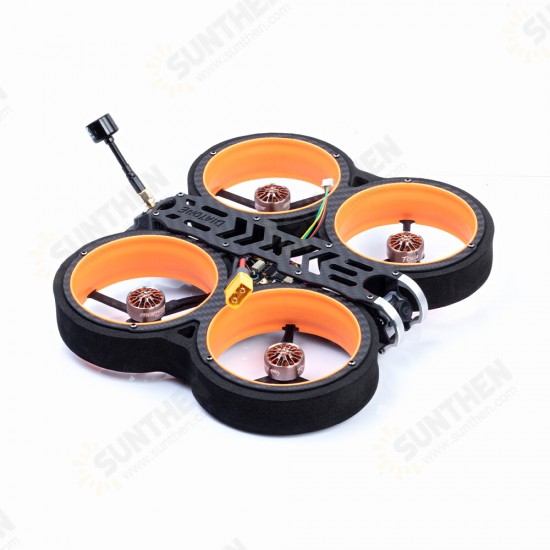 349/369 3 Inch 158mm 4S/6S Cinewhoop FPV Racing Drone BNF Frsky R-XSR RUNCAM NANO2