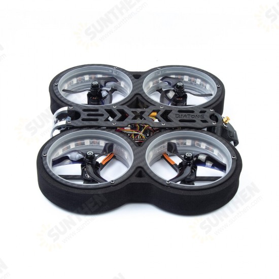 369 3 Inch 6S Cinewhoop Duct FPV Racing Drone PNP w/ SW2812 Led RUNCAM NANO2 Cam F405 MINI MK3 FC 35A ESC