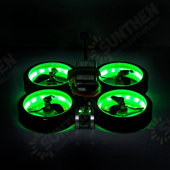 369 3 Inch 6S Cinewhoop Duct FPV Racing Drone PNP w/ SW2812 Led RUNCAM NANO2 Cam F405 MINI MK3 FC 35A ESC