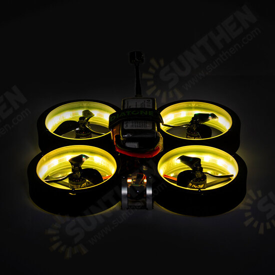 369 3 Inch 6S Cinewhoop Duct FPV Racing Drone PNP w/ SW2812 Led RUNCAM NANO2 Cam F405 MINI MK3 FC 35A ESC