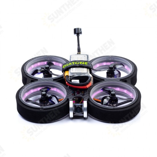 369 3 Inch 6S Cinewhoop Duct FPV Racing Drone PNP w/ SW2812 Led RUNCAM NANO2 Cam F405 MINI MK3 FC 35A ESC