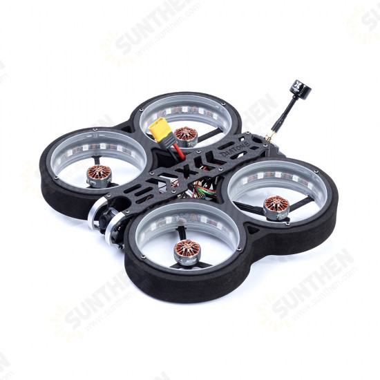 369 SW2812 LED DUCT 3 Inch 6S Freestyle CineWhoop FPV Racing Drone BNF w/ Runcam Nano 2 Camera